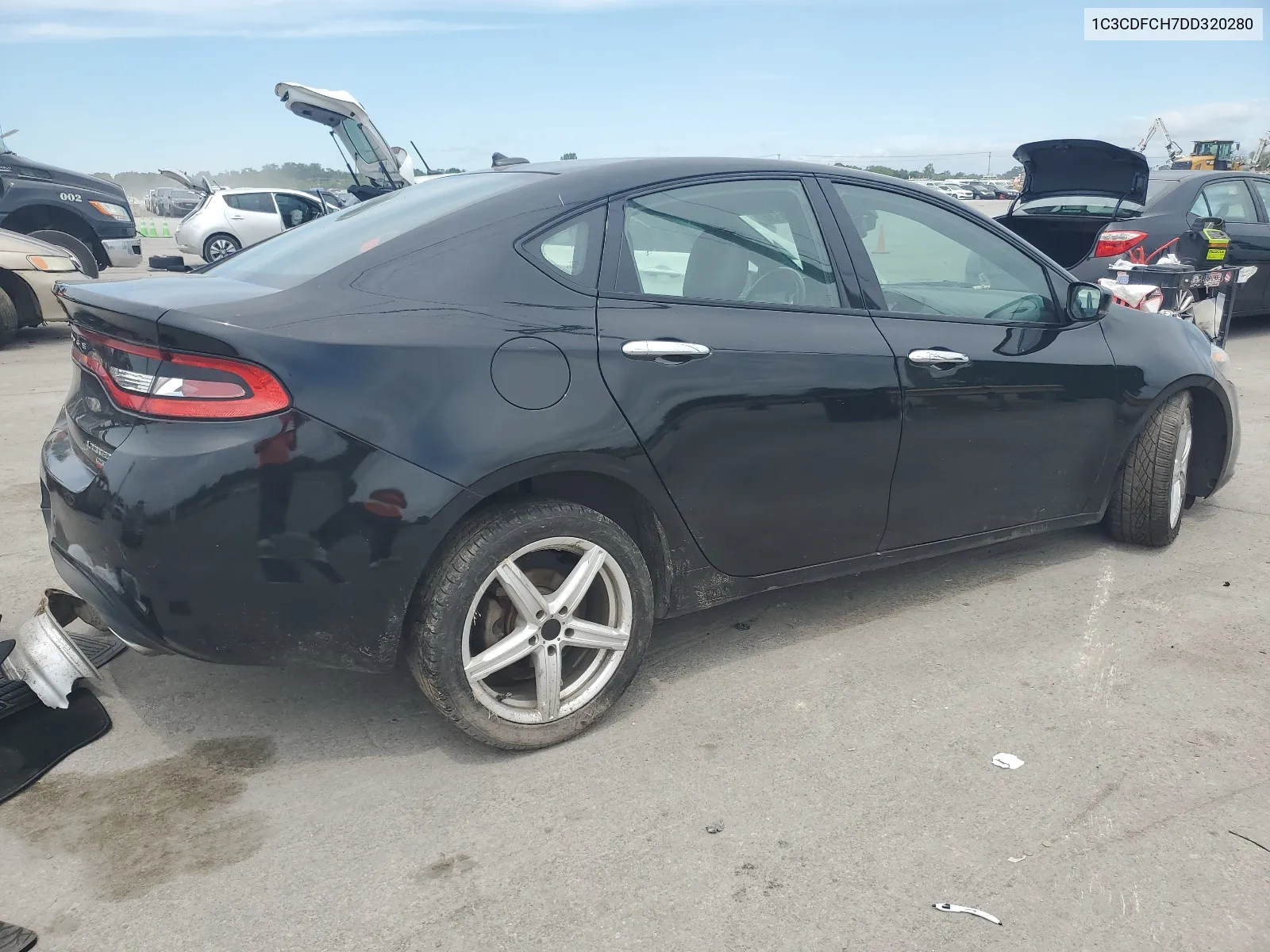 2013 Dodge Dart Limited VIN: 1C3CDFCH7DD320280 Lot: 61928134