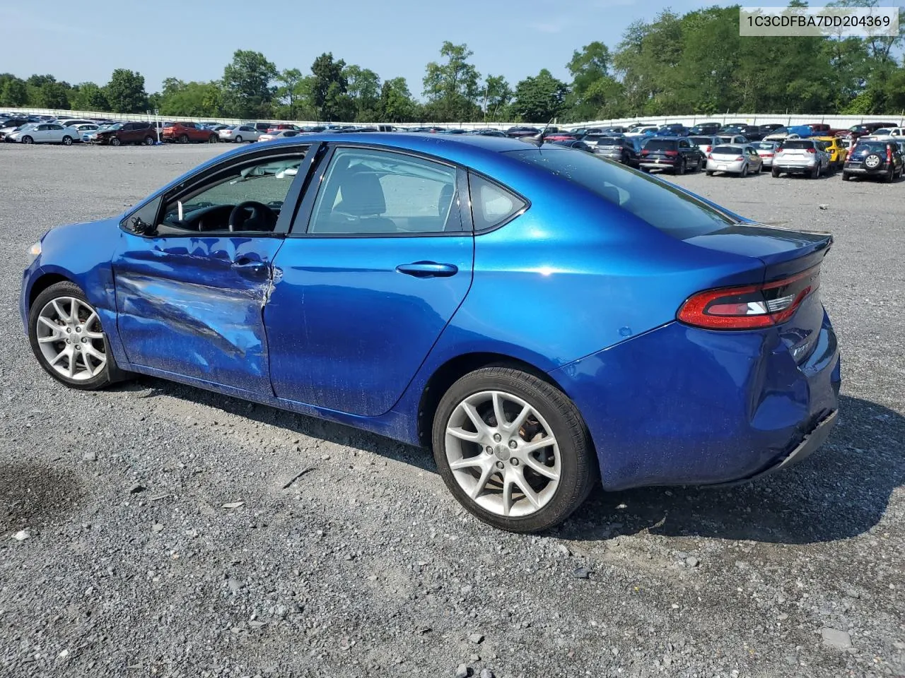 2013 Dodge Dart Sxt VIN: 1C3CDFBA7DD204369 Lot: 63423964