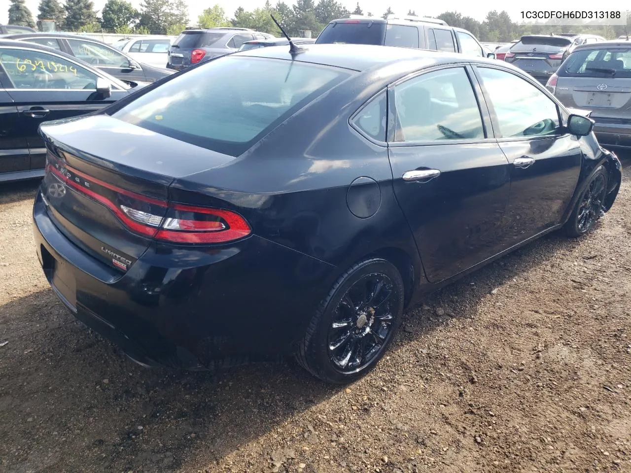 2013 Dodge Dart Limited VIN: 1C3CDFCH6DD313188 Lot: 64277404