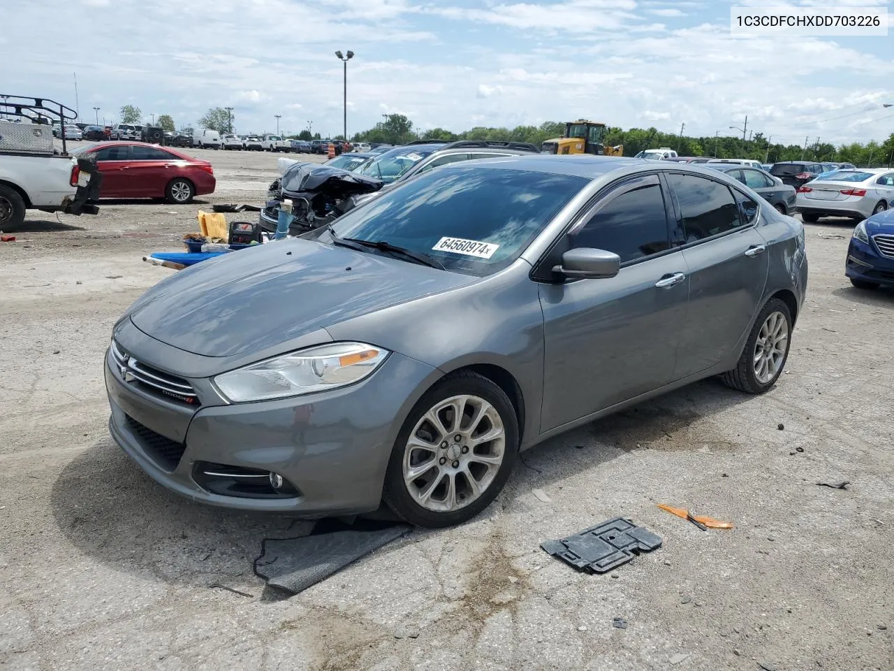 2013 Dodge Dart Limited VIN: 1C3CDFCHXDD703226 Lot: 64560974