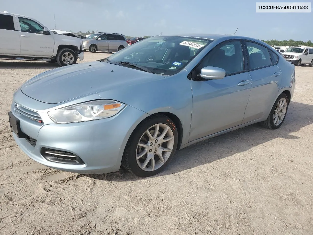 2013 Dodge Dart Sxt VIN: 1C3CDFBA6DD311638 Lot: 64844054