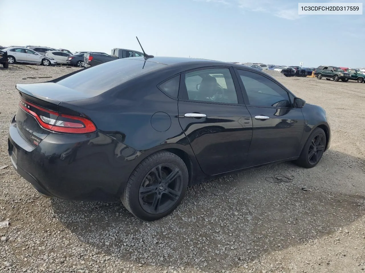 1C3CDFCH2DD317559 2013 Dodge Dart Limited