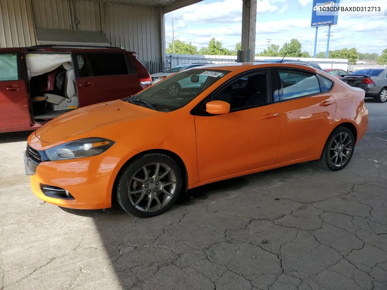 2013 Dodge Dart Sxt VIN: 1C3CDFBAXDD312713 Lot: 65731394