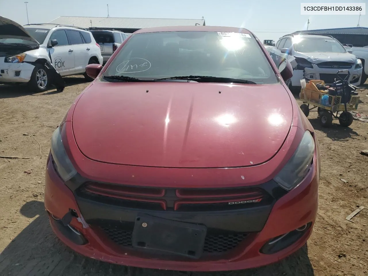 2013 Dodge Dart Sxt VIN: 1C3CDFBH1DD143386 Lot: 65774504