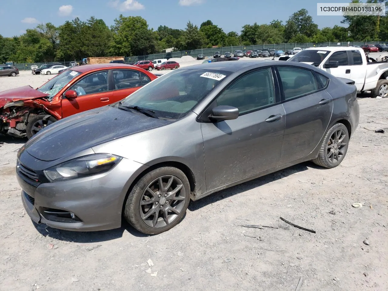 2013 Dodge Dart Sxt VIN: 1C3CDFBH4DD138196 Lot: 66377894