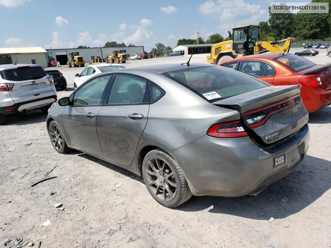 2013 Dodge Dart Sxt VIN: 1C3CDFBH4DD138196 Lot: 66377894