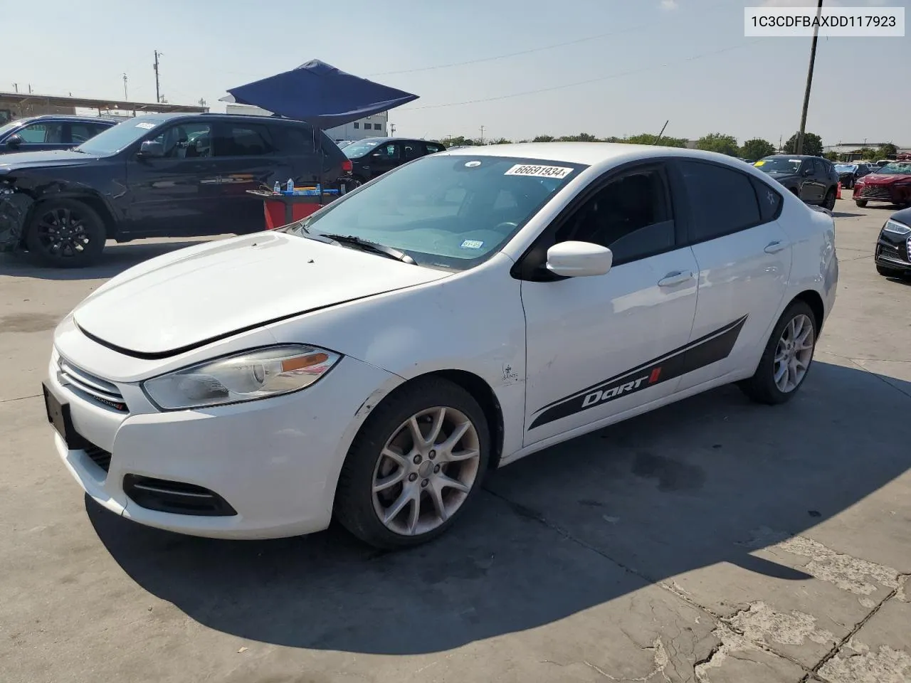 1C3CDFBAXDD117923 2013 Dodge Dart Sxt