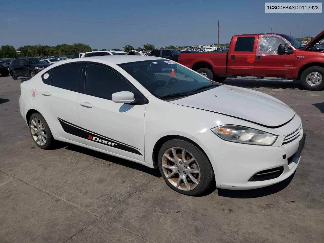 2013 Dodge Dart Sxt VIN: 1C3CDFBAXDD117923 Lot: 66691934