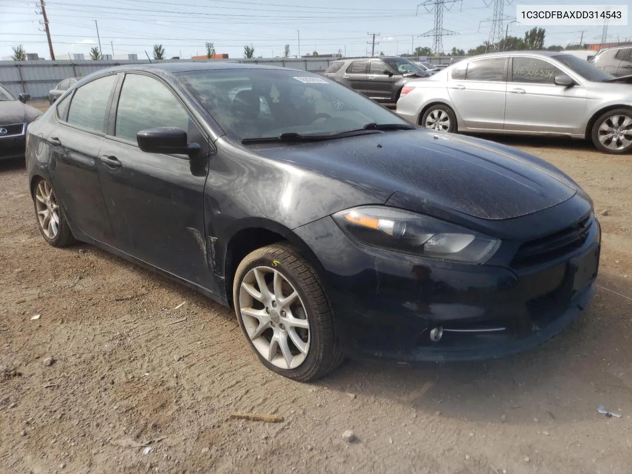 2013 Dodge Dart Sxt VIN: 1C3CDFBAXDD314543 Lot: 66824624