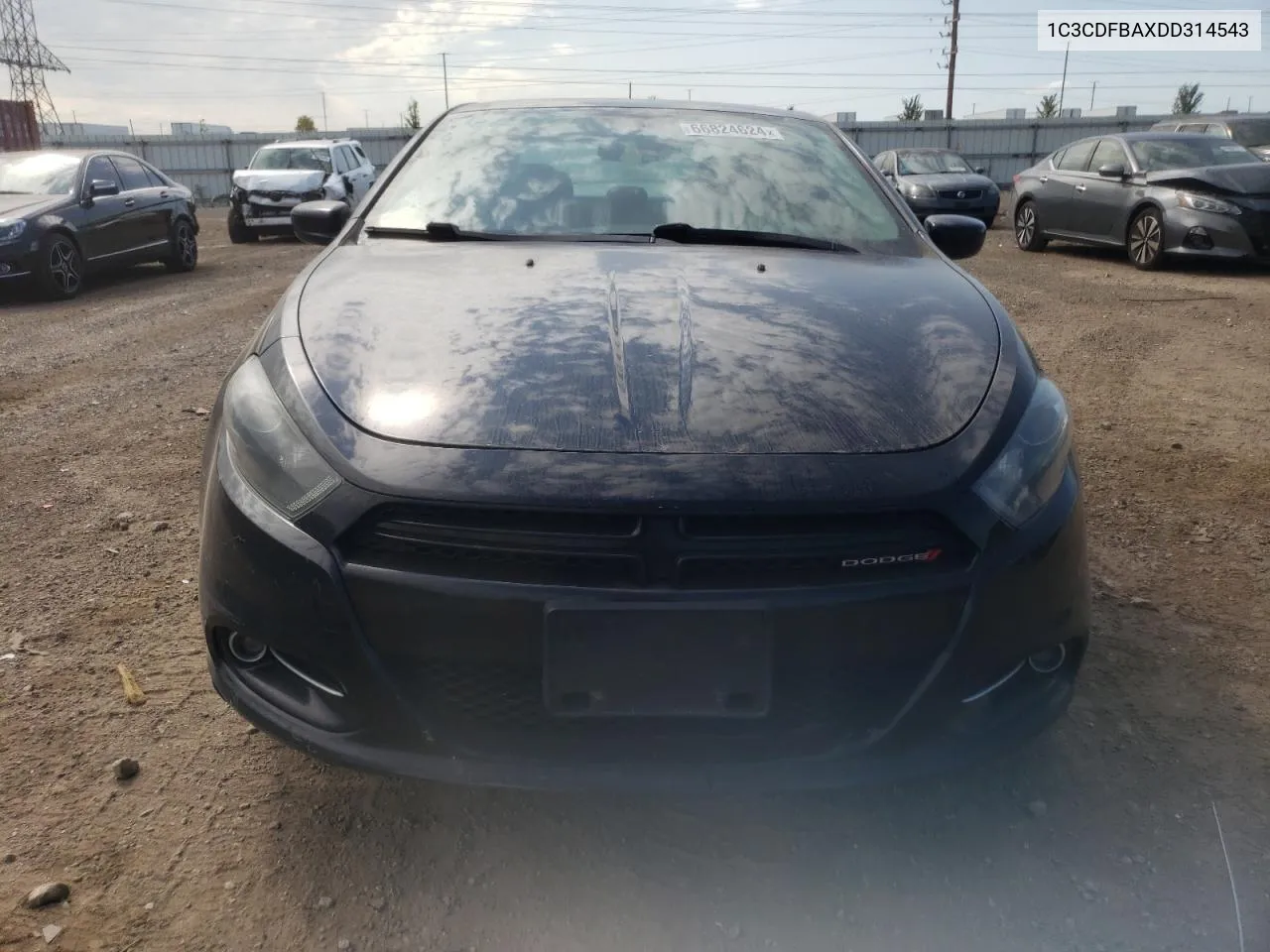 2013 Dodge Dart Sxt VIN: 1C3CDFBAXDD314543 Lot: 66824624