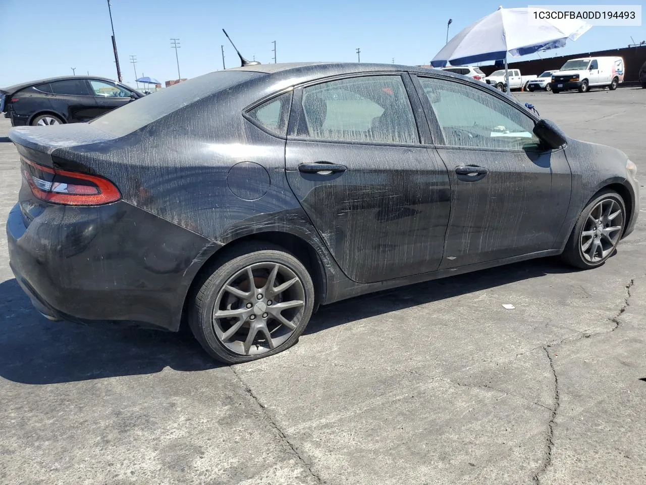 2013 Dodge Dart Sxt VIN: 1C3CDFBA0DD194493 Lot: 68302924