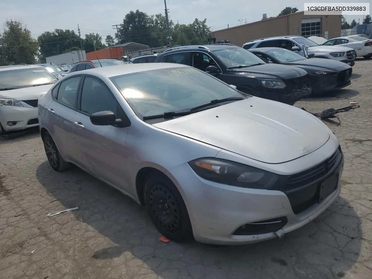 2013 Dodge Dart Sxt VIN: 1C3CDFBA5DD339883 Lot: 69329444