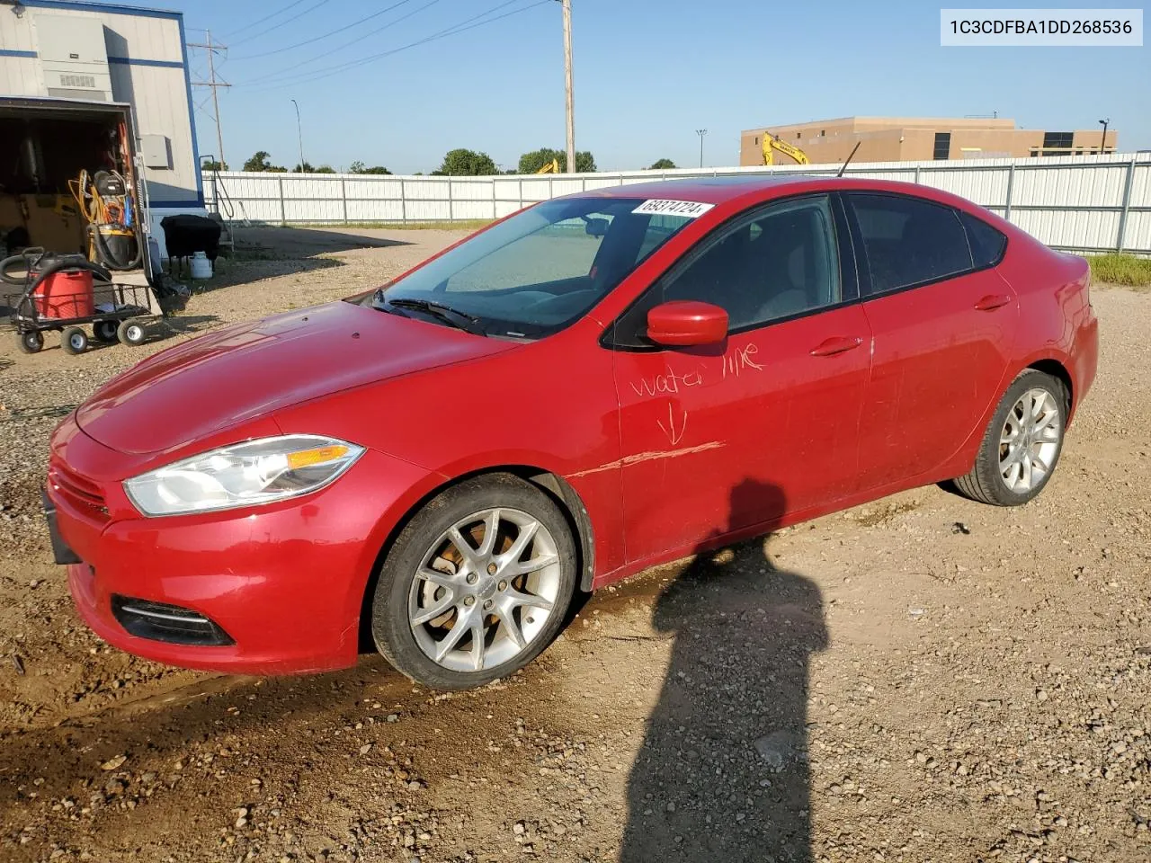 2013 Dodge Dart Sxt VIN: 1C3CDFBA1DD268536 Lot: 69374724