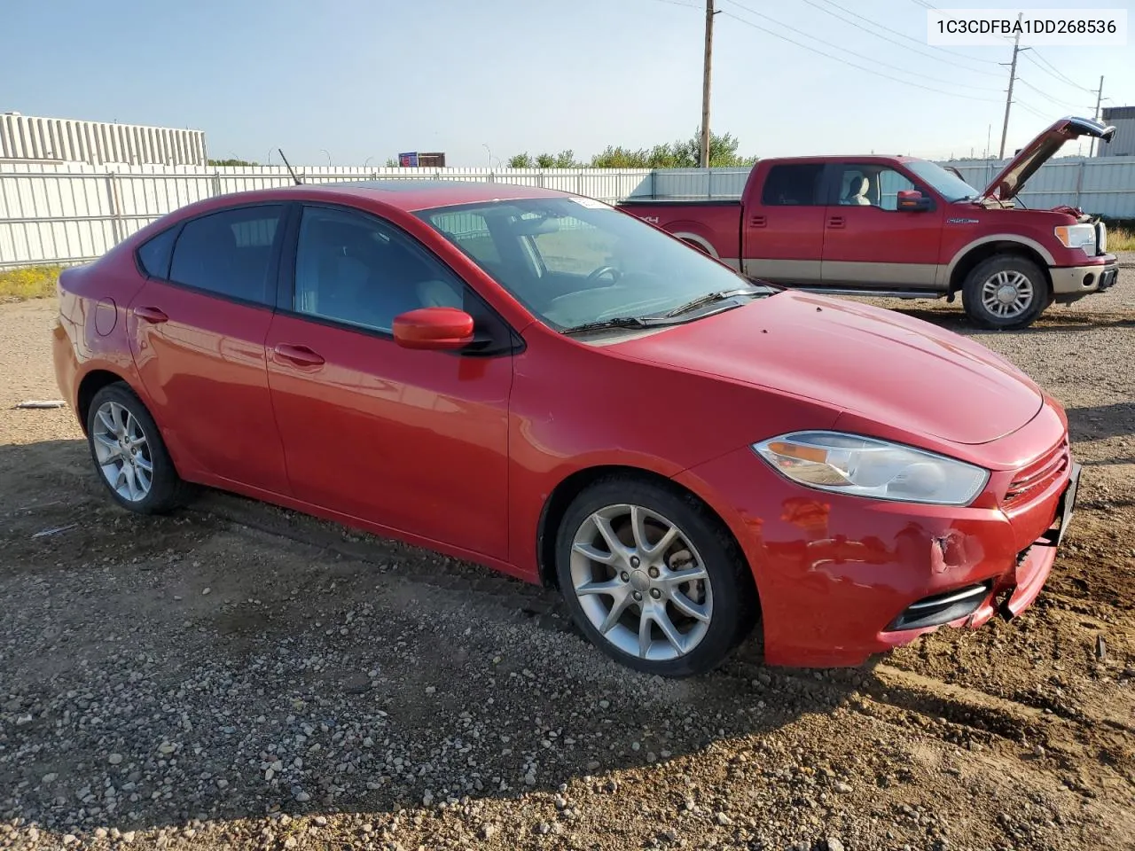 2013 Dodge Dart Sxt VIN: 1C3CDFBA1DD268536 Lot: 69374724