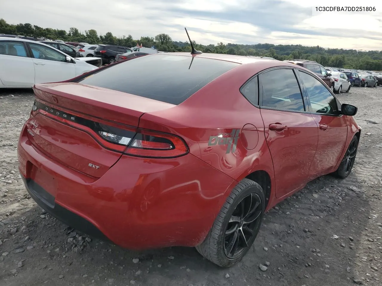 2013 Dodge Dart Sxt VIN: 1C3CDFBA7DD251806 Lot: 69494194