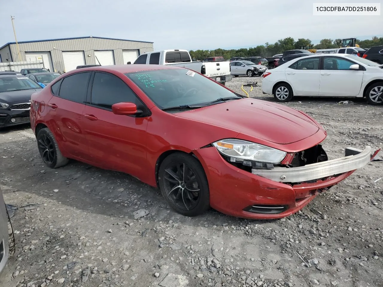 2013 Dodge Dart Sxt VIN: 1C3CDFBA7DD251806 Lot: 69494194