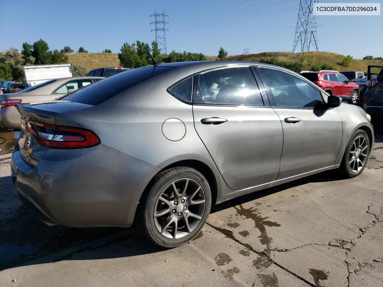 2013 Dodge Dart Sxt VIN: 1C3CDFBA7DD296034 Lot: 69657764