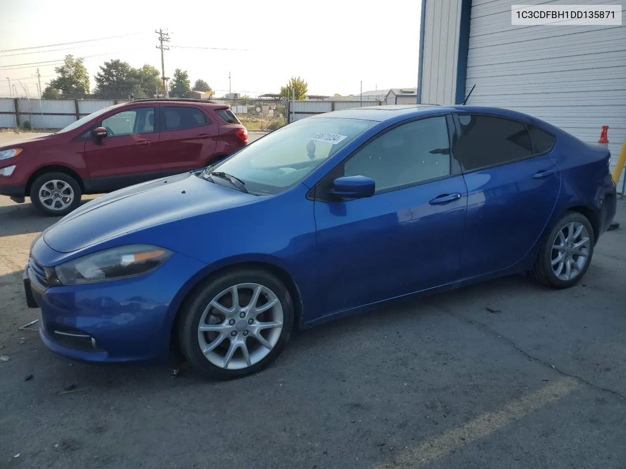 2013 Dodge Dart Sxt VIN: 1C3CDFBH1DD135871 Lot: 69871034