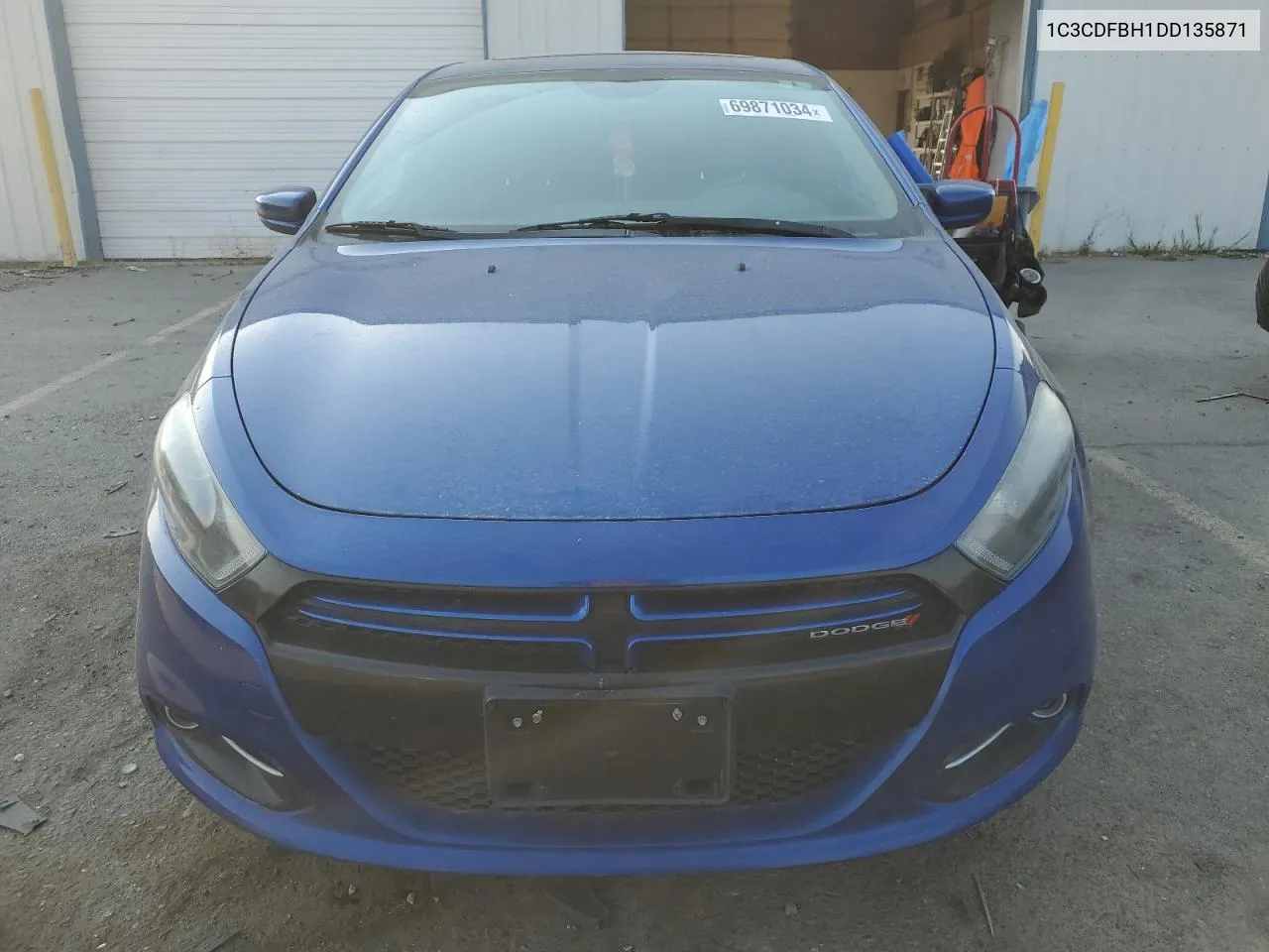 2013 Dodge Dart Sxt VIN: 1C3CDFBH1DD135871 Lot: 69871034