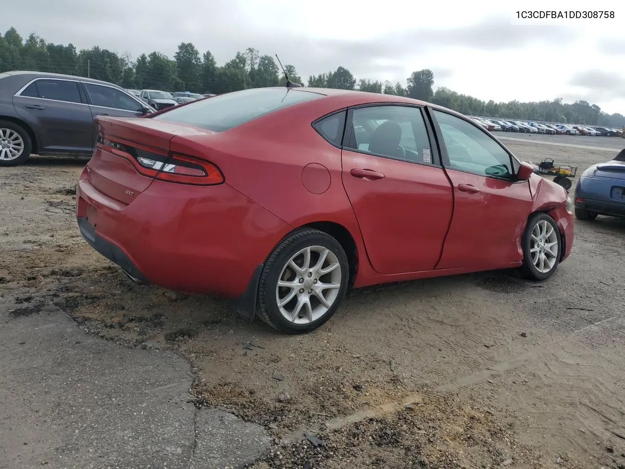 2013 Dodge Dart Sxt VIN: 1C3CDFBA1DD308758 Lot: 69973954