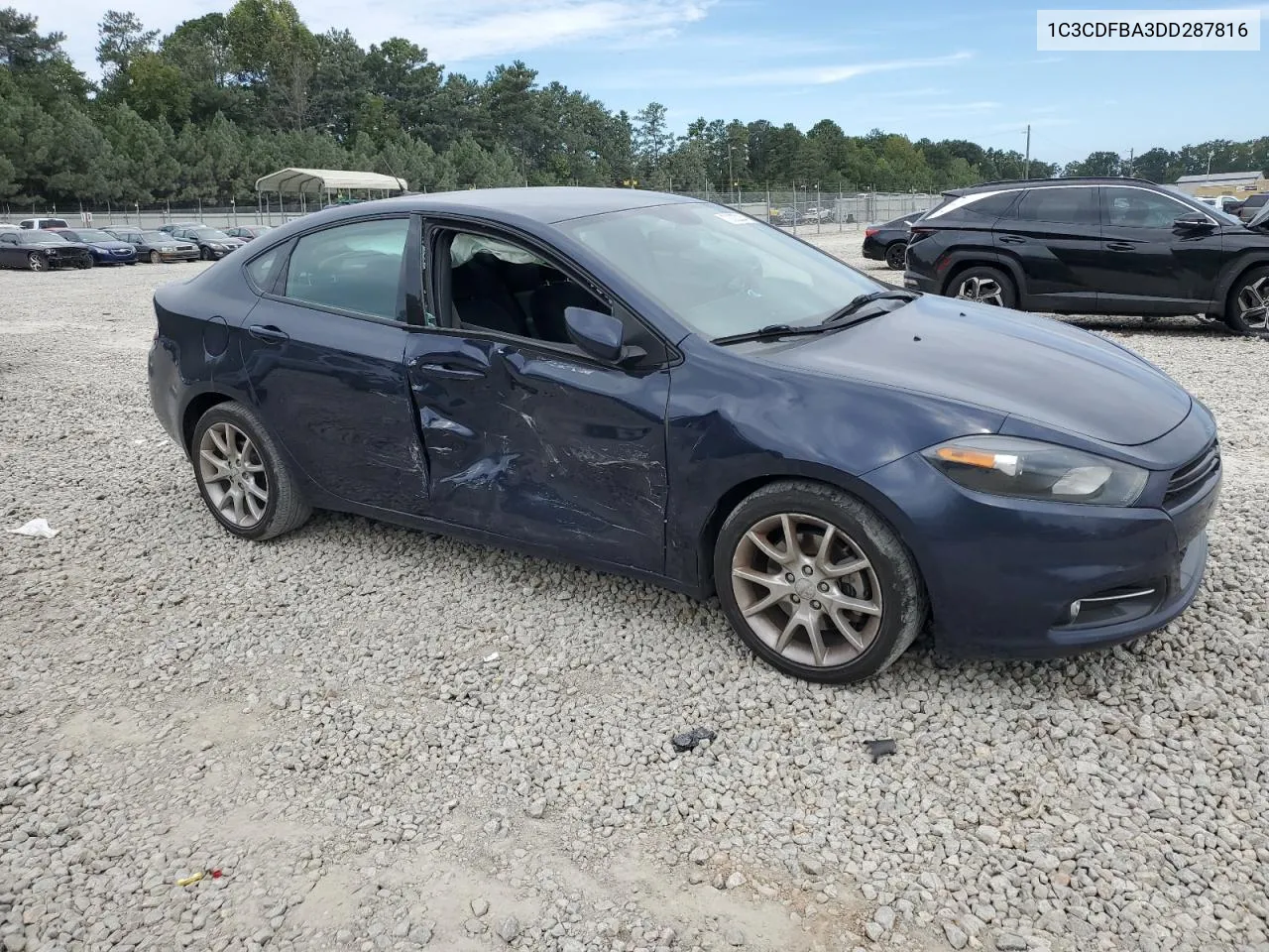 2013 Dodge Dart Sxt VIN: 1C3CDFBA3DD287816 Lot: 70022234