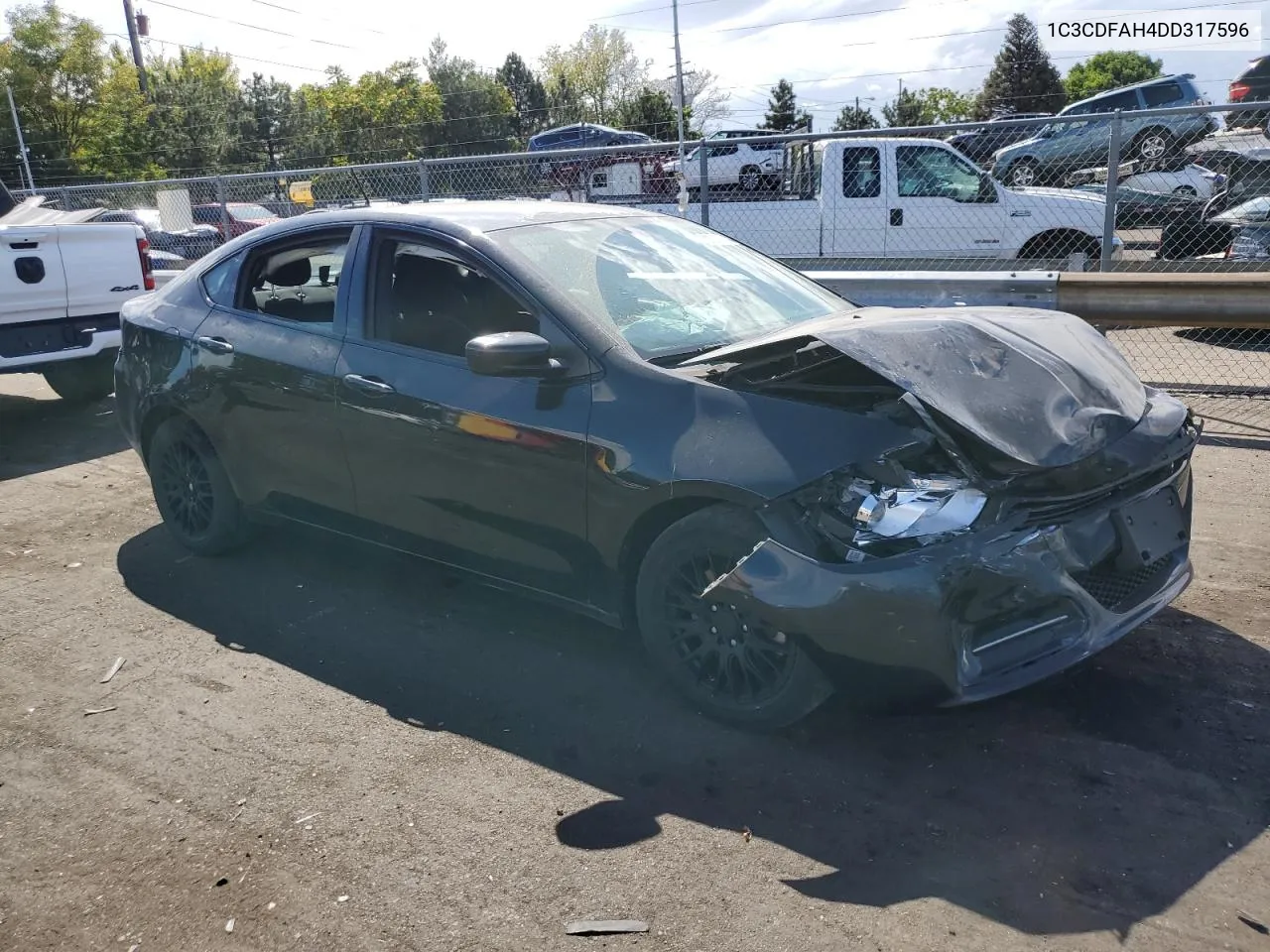 2013 Dodge Dart Se VIN: 1C3CDFAH4DD317596 Lot: 70025774