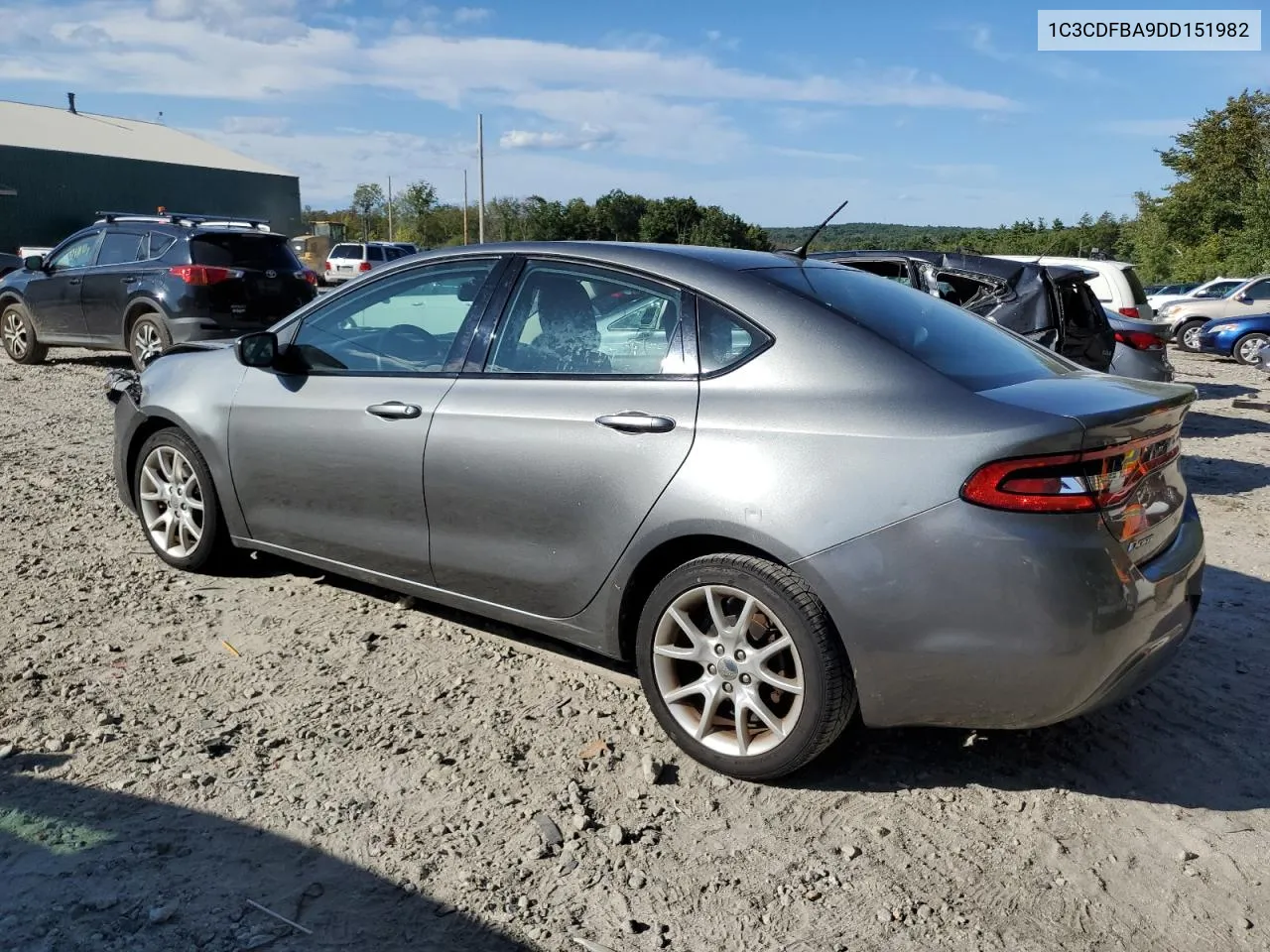 2013 Dodge Dart Sxt VIN: 1C3CDFBA9DD151982 Lot: 70148164