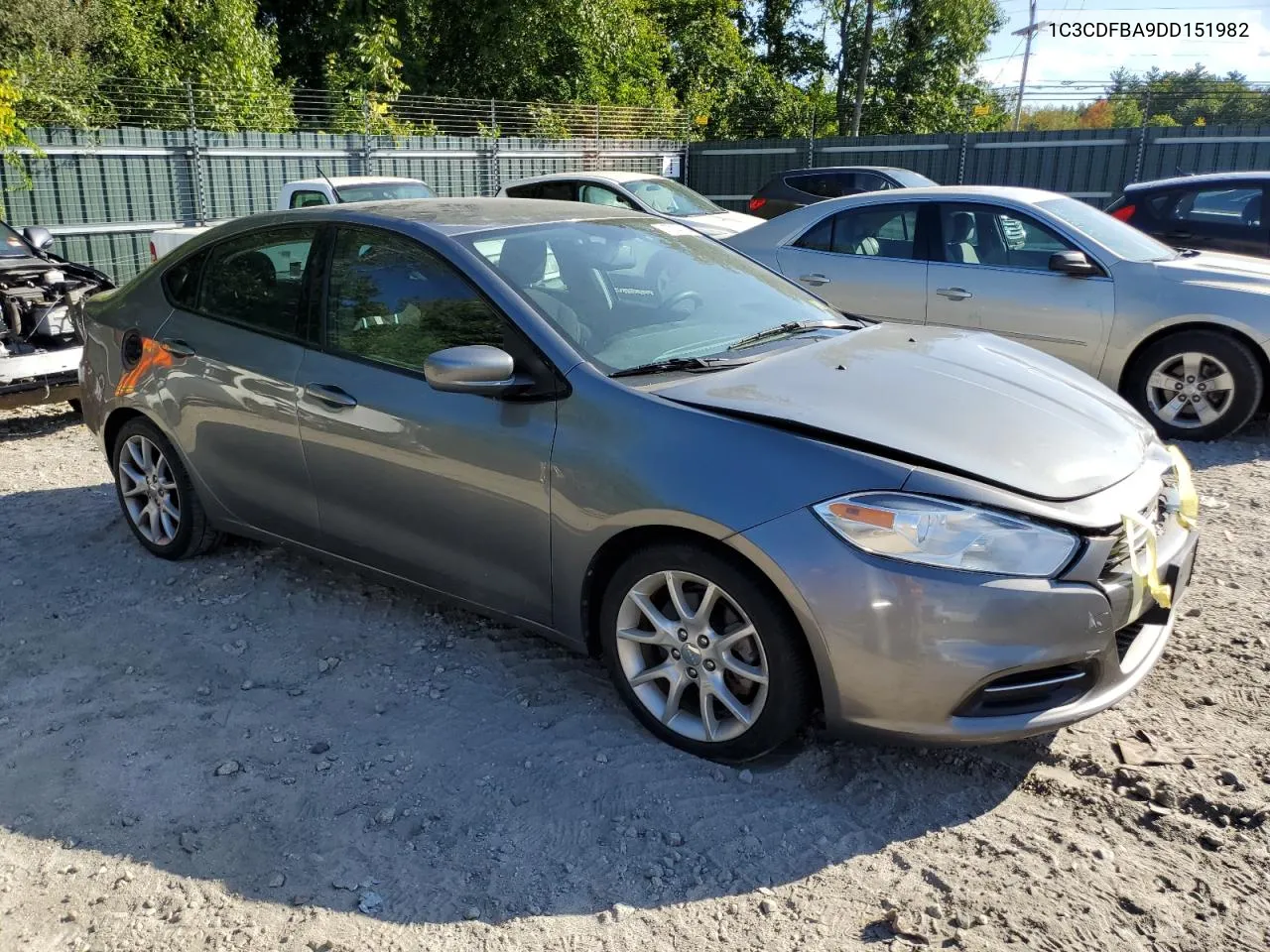 2013 Dodge Dart Sxt VIN: 1C3CDFBA9DD151982 Lot: 70148164