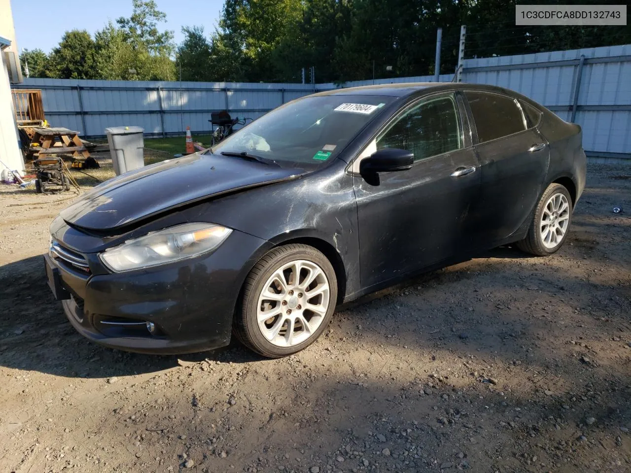 2013 Dodge Dart Limited VIN: 1C3CDFCA8DD132743 Lot: 70179604