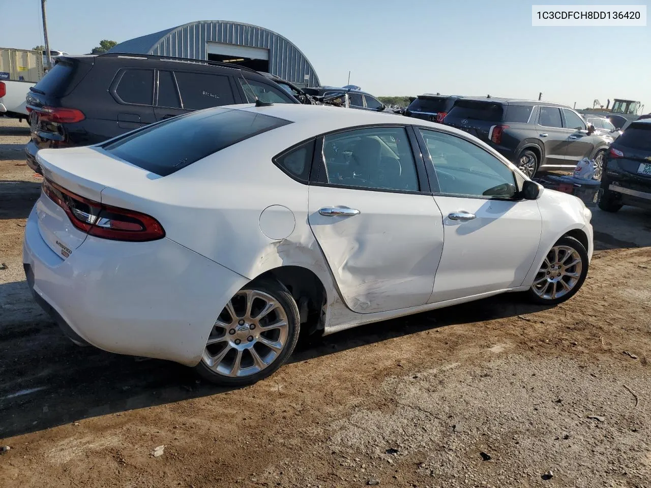 2013 Dodge Dart Limited VIN: 1C3CDFCH8DD136420 Lot: 70252564