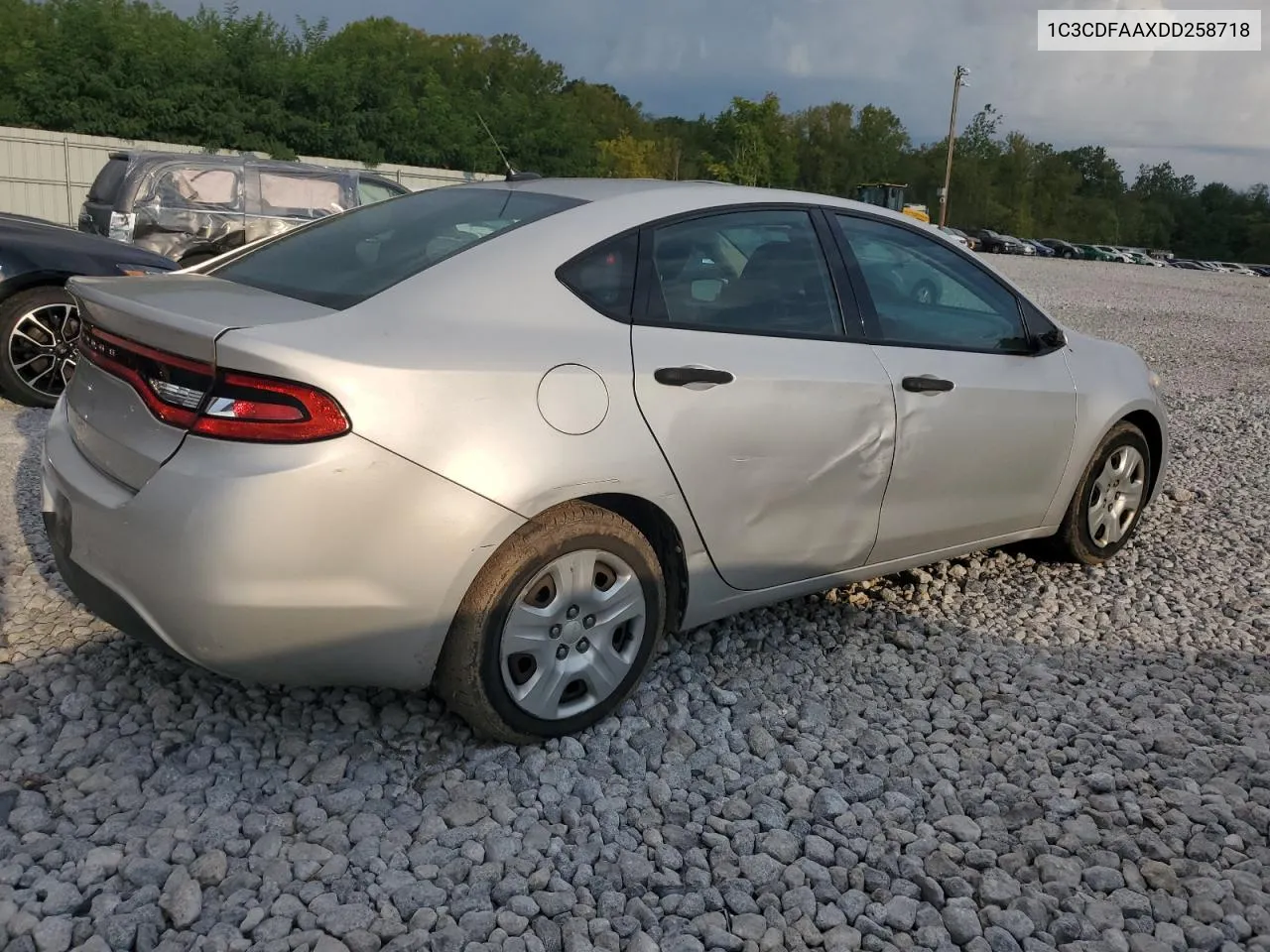 2013 Dodge Dart Se VIN: 1C3CDFAAXDD258718 Lot: 70279904