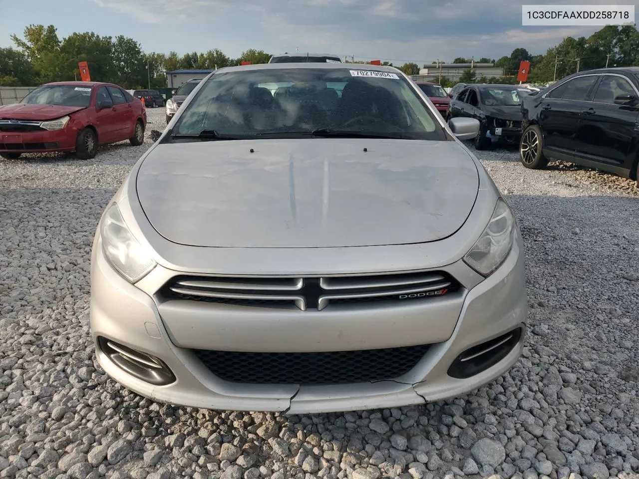 2013 Dodge Dart Se VIN: 1C3CDFAAXDD258718 Lot: 70279904