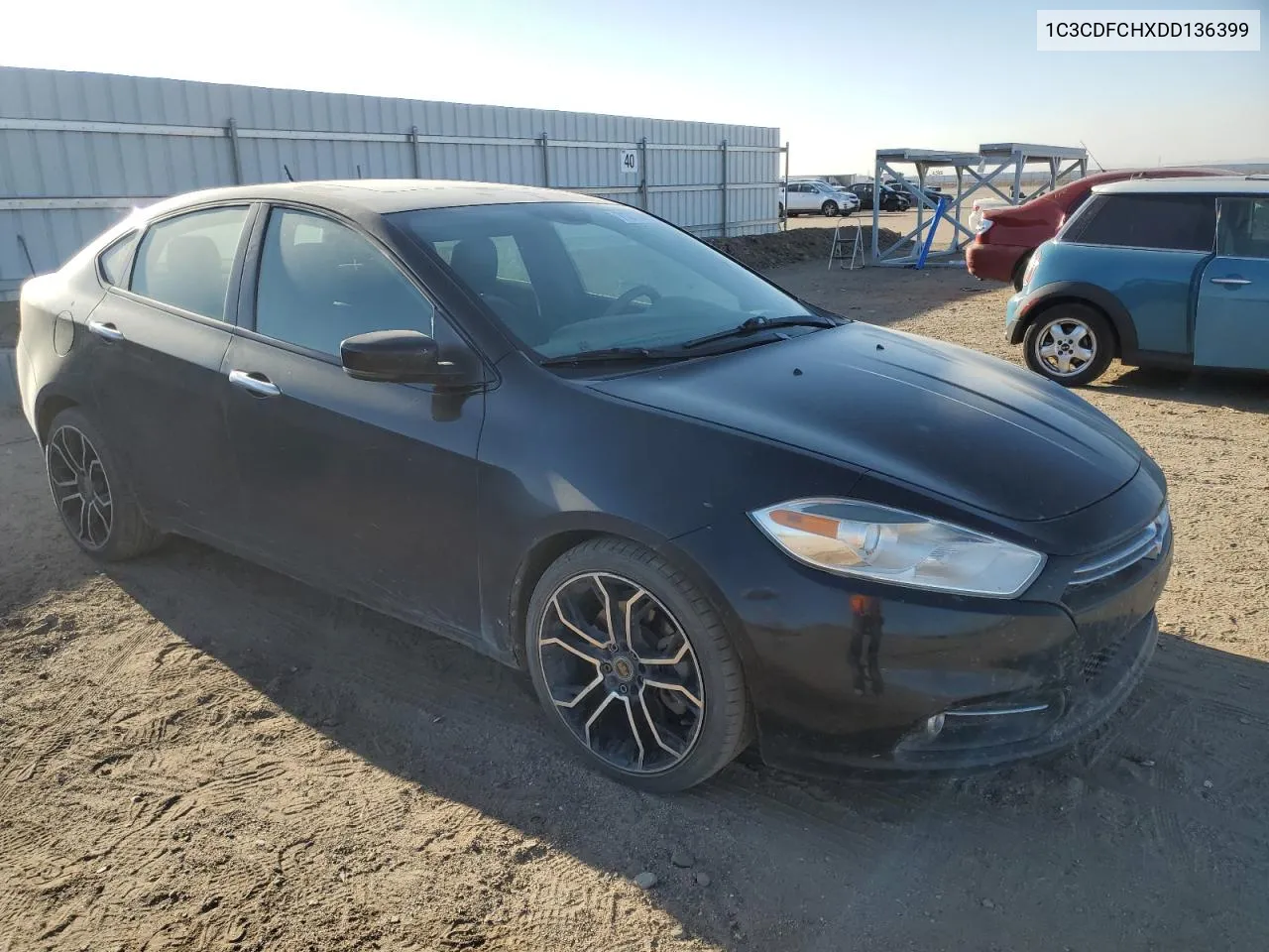 2013 Dodge Dart Limited VIN: 1C3CDFCHXDD136399 Lot: 71315434