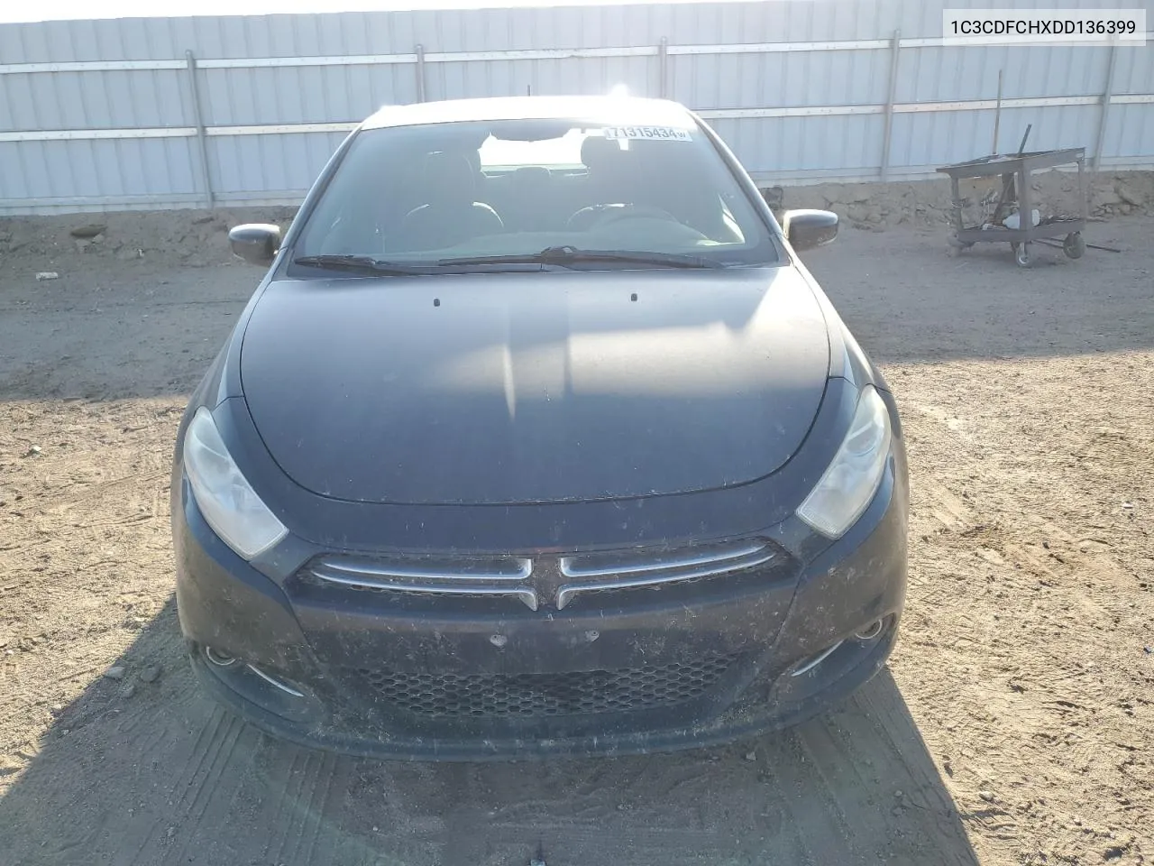 2013 Dodge Dart Limited VIN: 1C3CDFCHXDD136399 Lot: 71315434