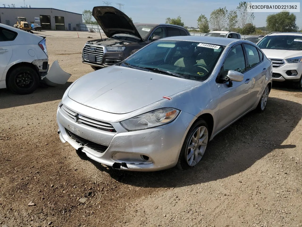 2013 Dodge Dart Sxt VIN: 1C3CDFBA1DD221362 Lot: 71449584