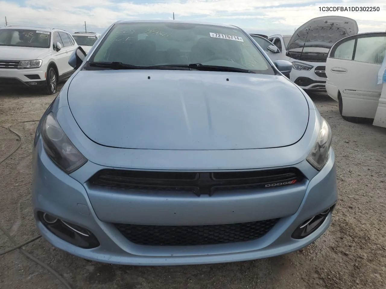 2013 Dodge Dart Sxt VIN: 1C3CDFBA1DD302250 Lot: 72176714