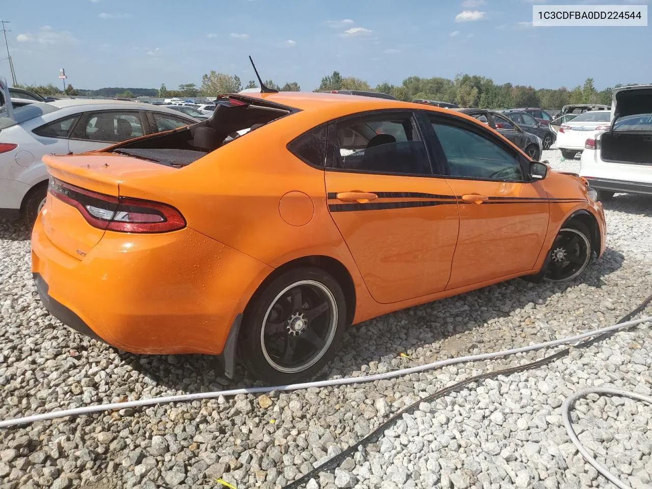 2013 Dodge Dart Sxt VIN: 1C3CDFBA0DD224544 Lot: 72181714