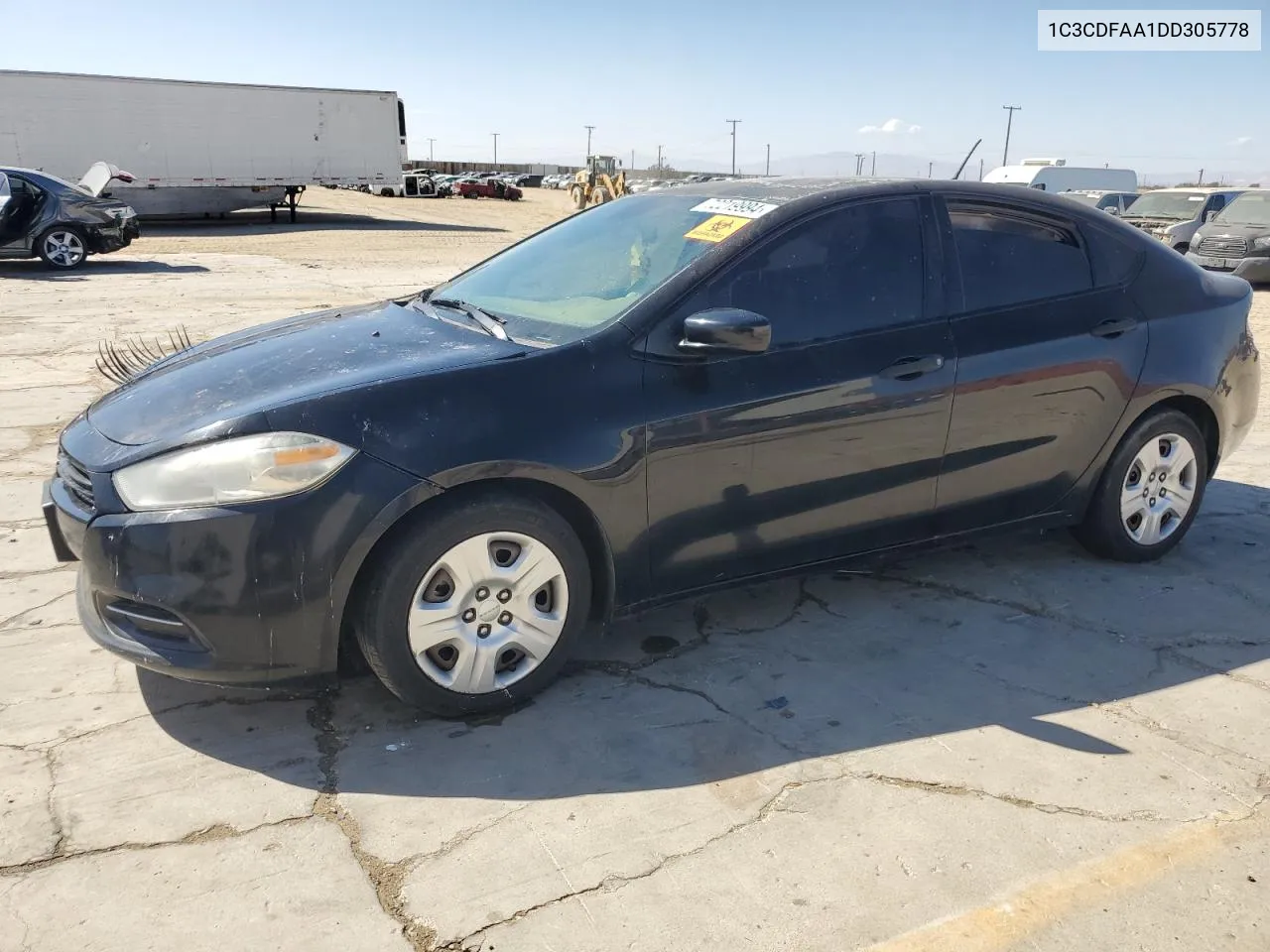 2013 Dodge Dart Se VIN: 1C3CDFAA1DD305778 Lot: 72219994