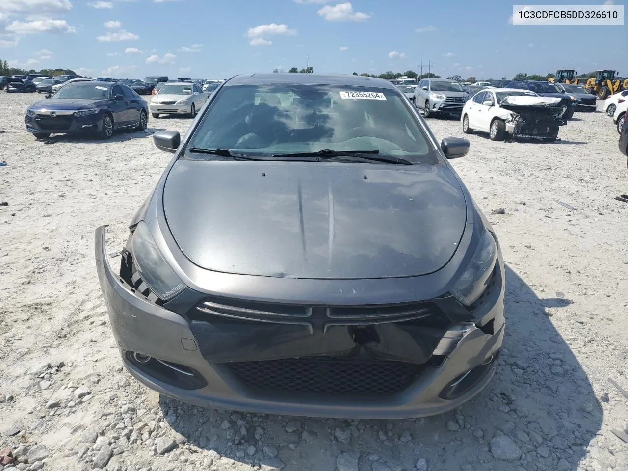 2013 Dodge Dart Limited VIN: 1C3CDFCB5DD326610 Lot: 72355264