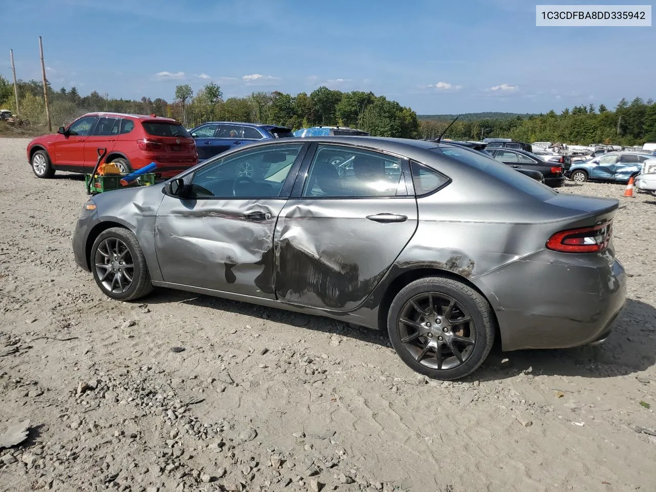 2013 Dodge Dart Sxt VIN: 1C3CDFBA8DD335942 Lot: 72405314