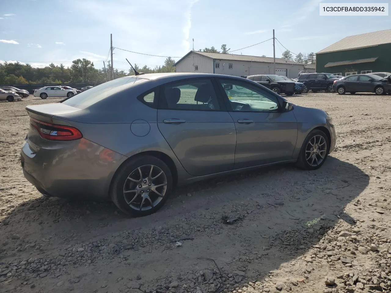 2013 Dodge Dart Sxt VIN: 1C3CDFBA8DD335942 Lot: 72405314