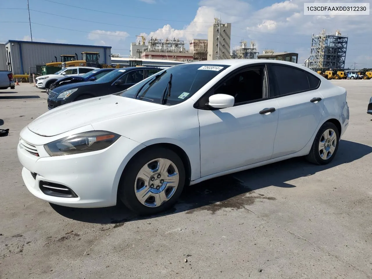 2013 Dodge Dart Se VIN: 1C3CDFAAXDD312230 Lot: 72503814