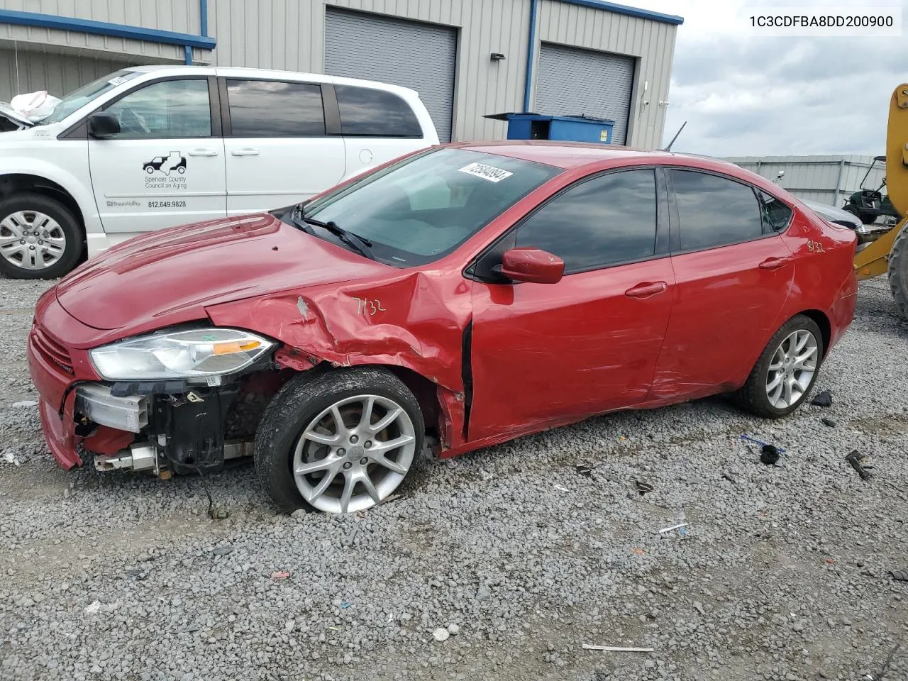 2013 Dodge Dart Sxt VIN: 1C3CDFBA8DD200900 Lot: 72584894