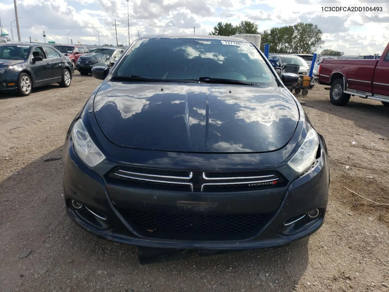 2013 Dodge Dart Limited VIN: 1C3CDFCA2DD106493 Lot: 72714614