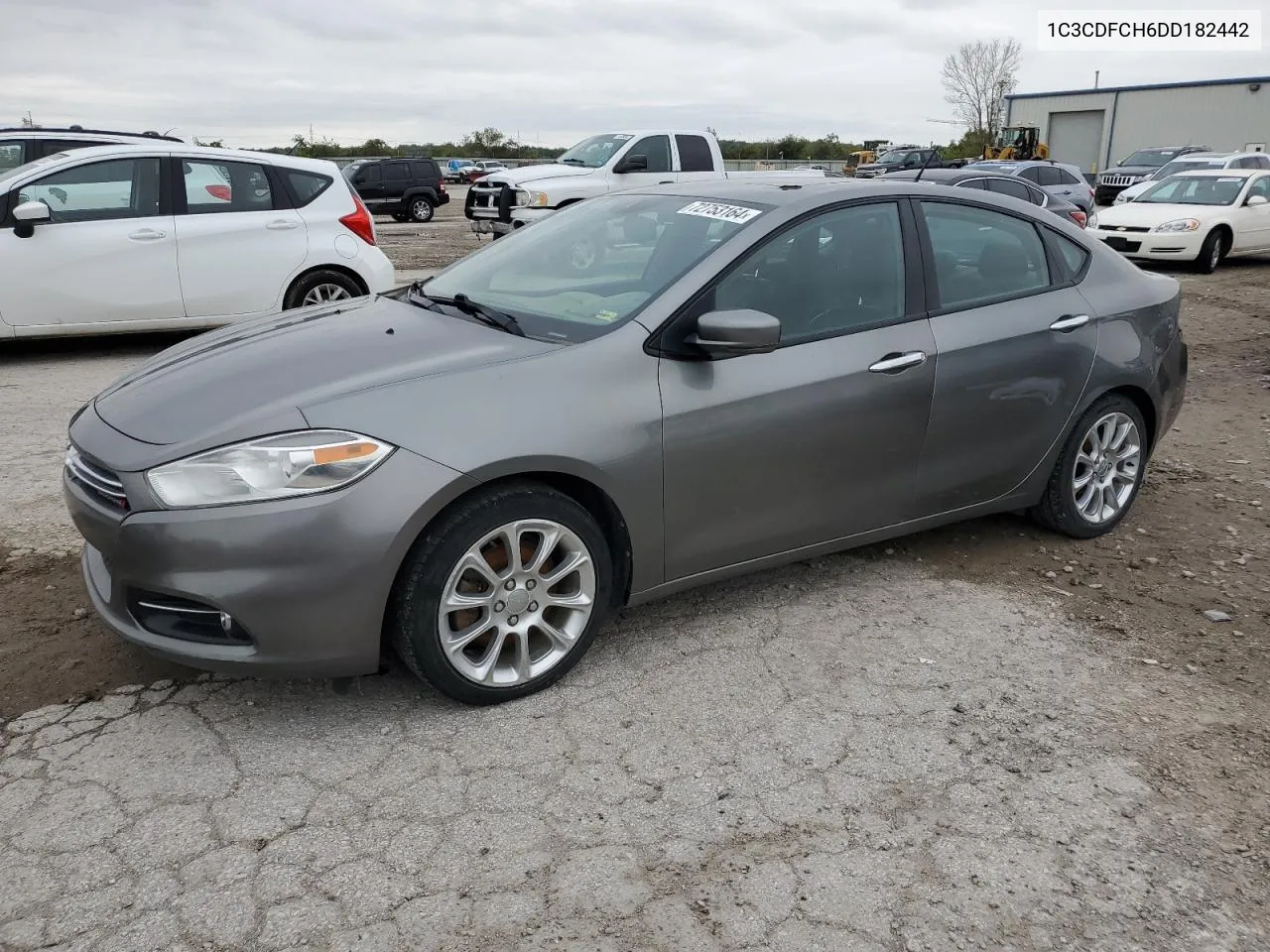 2013 Dodge Dart Limited VIN: 1C3CDFCH6DD182442 Lot: 72753164