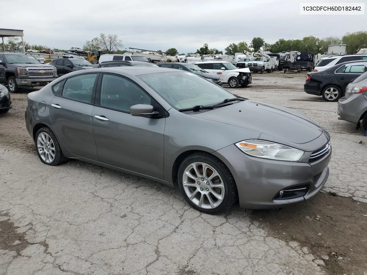 2013 Dodge Dart Limited VIN: 1C3CDFCH6DD182442 Lot: 72753164