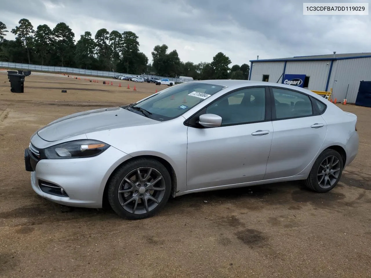 2013 Dodge Dart Sxt VIN: 1C3CDFBA7DD119029 Lot: 72759084