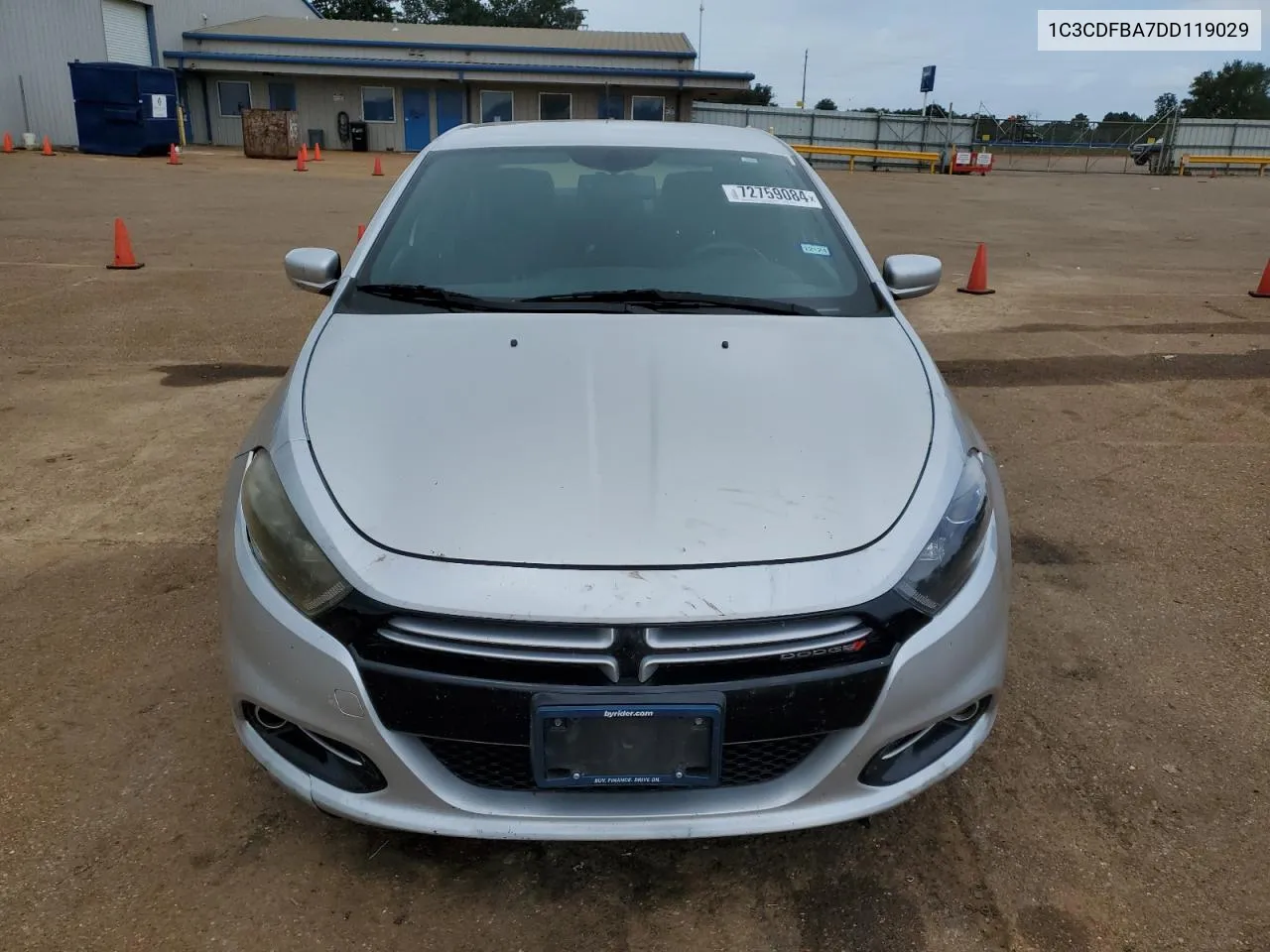 2013 Dodge Dart Sxt VIN: 1C3CDFBA7DD119029 Lot: 72759084