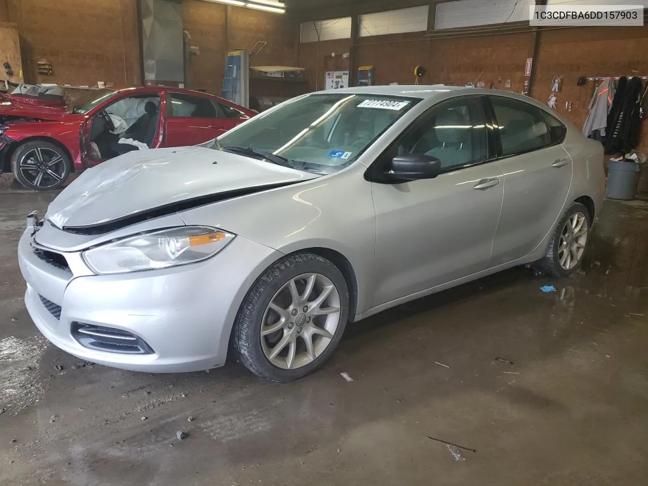 2013 Dodge Dart Sxt VIN: 1C3CDFBA6DD157903 Lot: 72774904