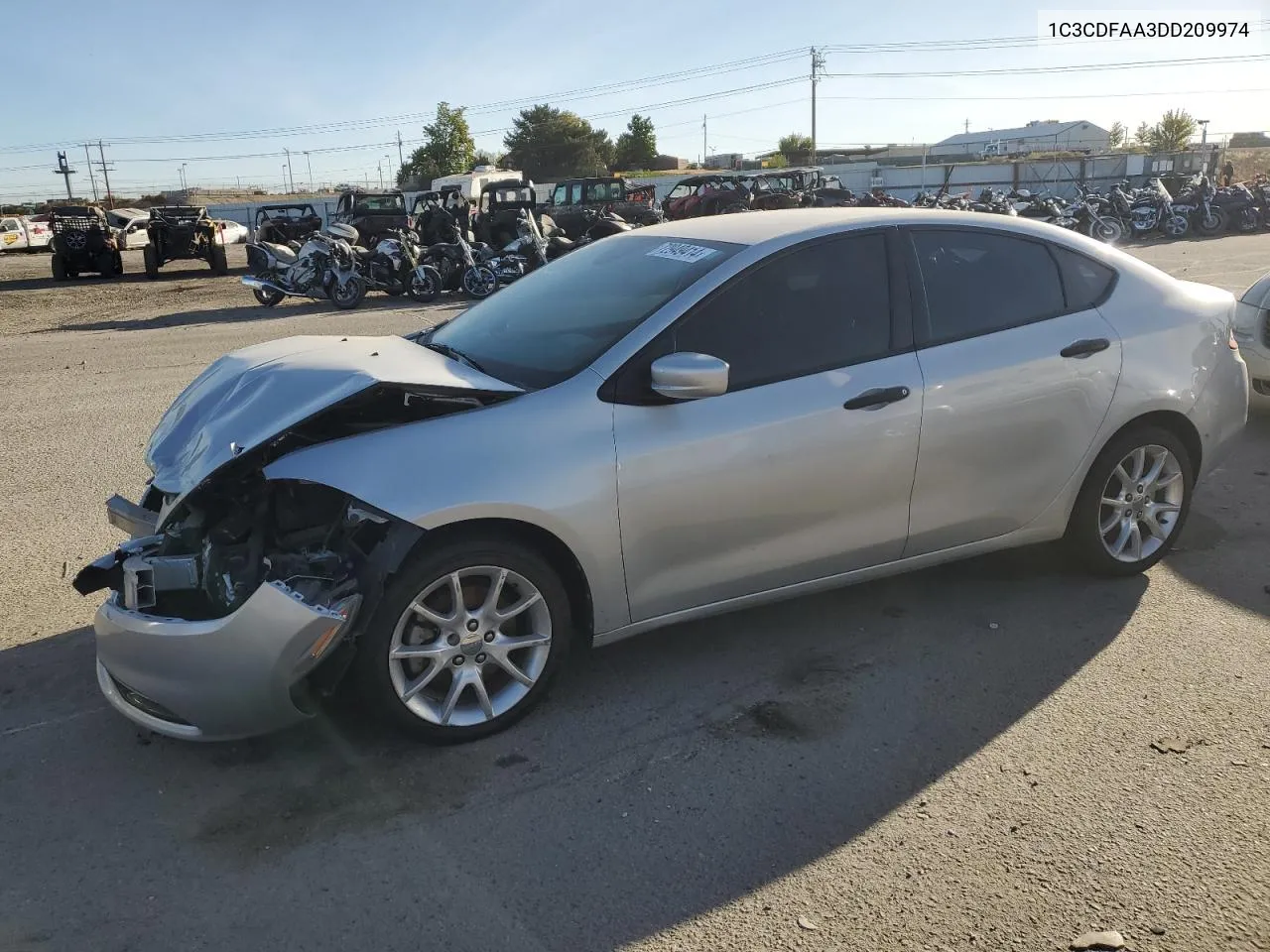 2013 Dodge Dart Se VIN: 1C3CDFAA3DD209974 Lot: 72949414